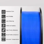 PLA Blue Filament 1.75mm for 3D Printer, Dimensional Accuracy +/- 0.03mm (Blue, 1 kg) - Image 3