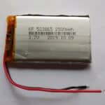 3.7V 2500mAH (Lithium Polymer) Lipo Rechargeable Battery Model KP-523865