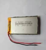 3.7V 2500mAH (Lithium Polymer) Lipo Rechargeable Battery Model KP-523865 - Image 2