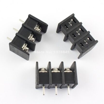 3 Pin Terminal Block Connectors, For PCB, 9.5mm