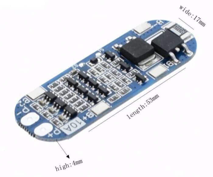 3S 10A 12V 18650 Lithium Battery Charger Board Protection Module BMS - Image 2