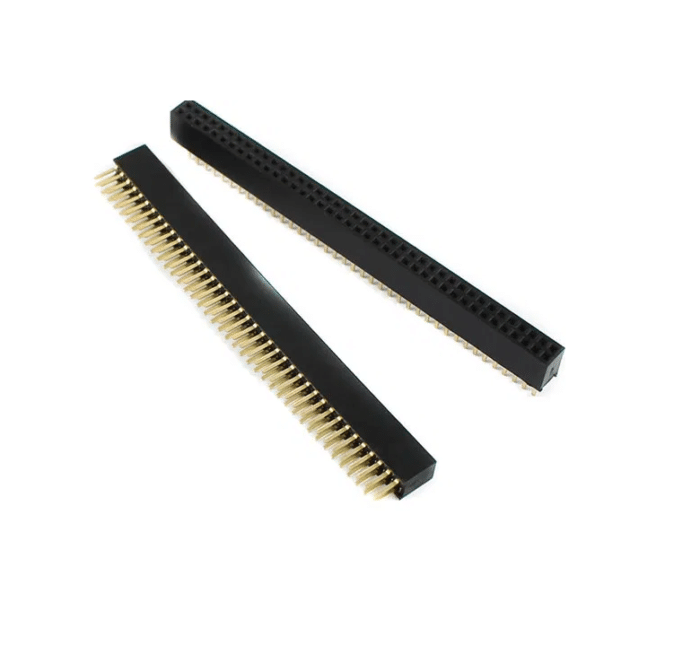 40x2 Pin Female Berg Strip - Break Away Header Straight - Image 1