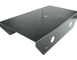 Robot Metal Chassis - Black for 4 Wheel 