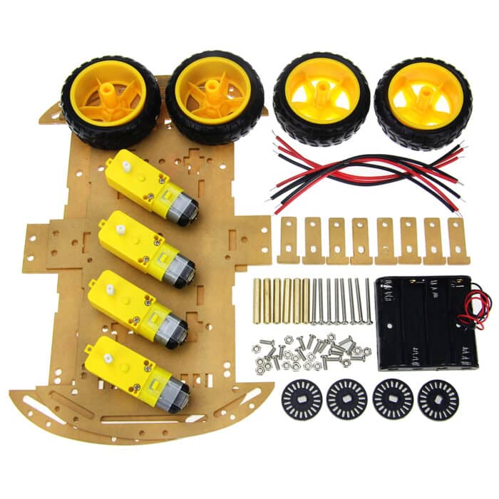 4 Wheel Robot Chassis Kit - Image 2