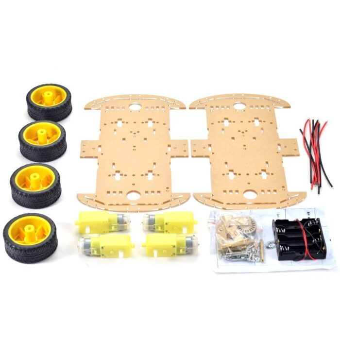 4 Wheel Robot Chassis Kit - Image 3