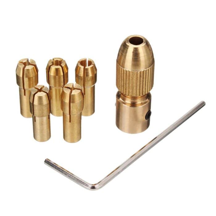 0.5-3mm 3.17mm Electric Drill Bit Collet Mini Twist Chuck for 555 Motor - Image 3