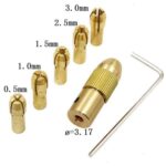 0.5-3mm 3.17mm Electric Drill Bit Collet Mini Twist Chuck for 555 Motor - Image 4
