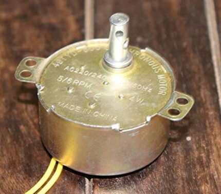 Motor 220-240volts 5/6rpm 4w Auto Swing Motor 220 Volt Ac for Incubator 5/6rpm D-Cut Swing Motor by ERH INDIA