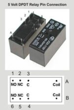5 Volt DC DPDT Telecom Relay - Image 2