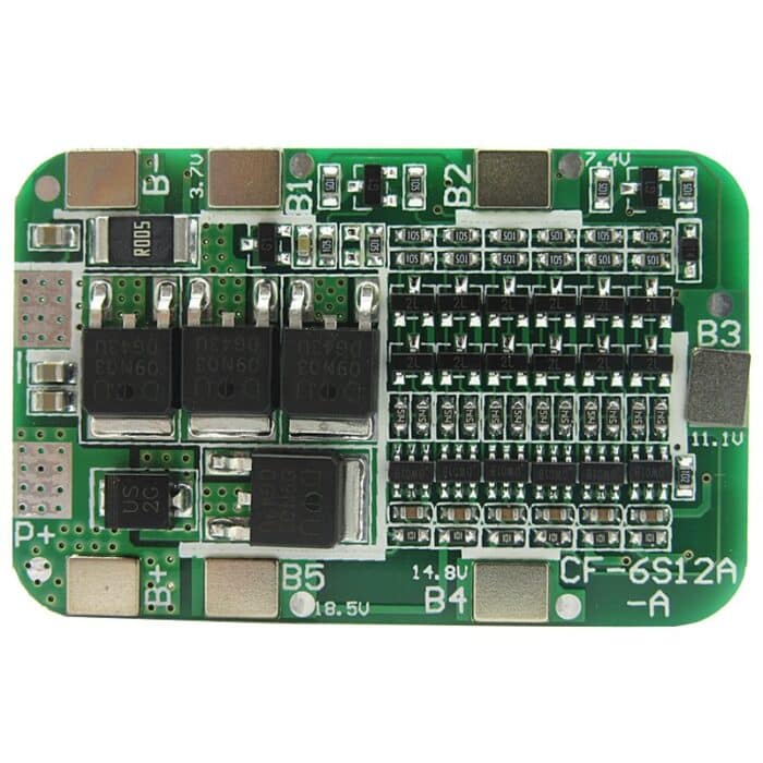 6S BMS 22V 18650 Lithium Battery Protection Board - Image 2