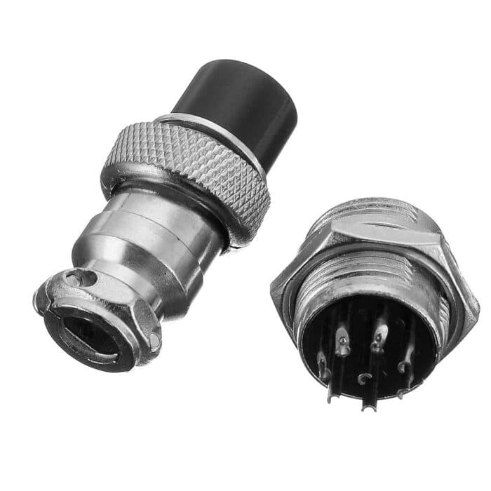 GX-16 8-Pin Metal Aviation Plug Male and Female Panel Connector - Image 3