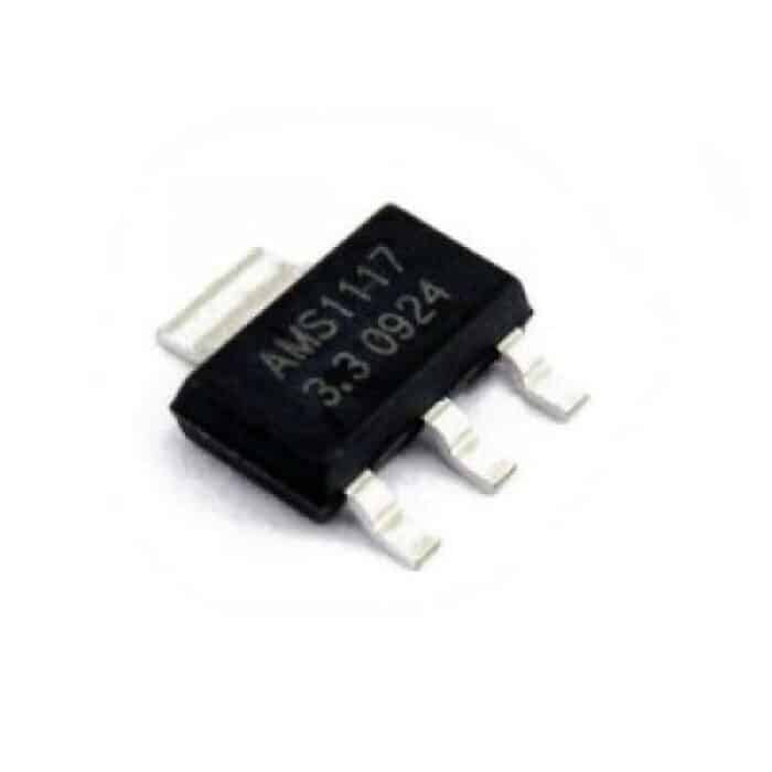 AMS1117-3.3V - SMD SOT-23 Package - Voltage Regulator IC - Image 1