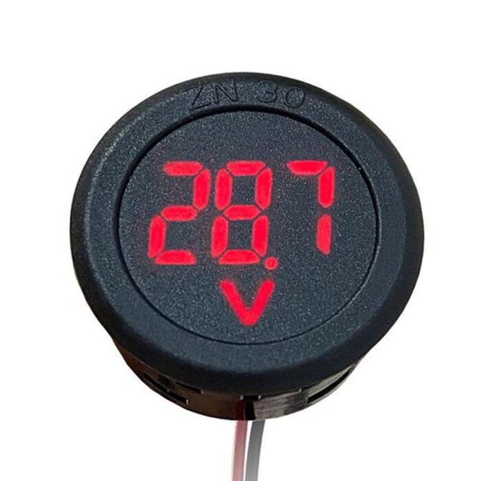  LED Digital Display Mini DC Digital Two-wire Voltmeter (Red) - Image 1