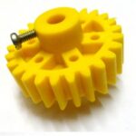 Yellow Plastic Spur Gear 6mm Circular Shaft  26T