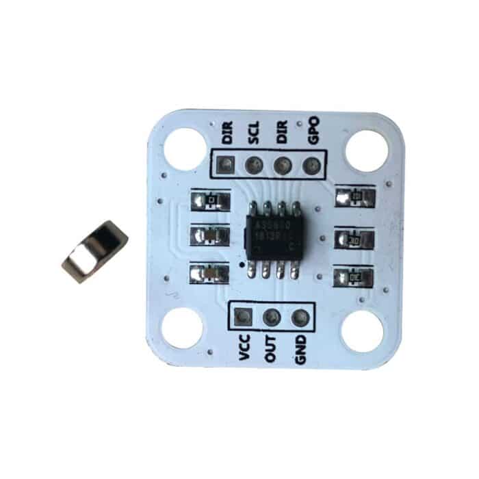 AS5600 Absolute Encoder 12 Bit Precision Angle Measurement Sensor with Magnet Wheel - Image 4