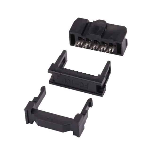 2.54mm DC3 10 Pin Straight Female IDC Socket - Image 2