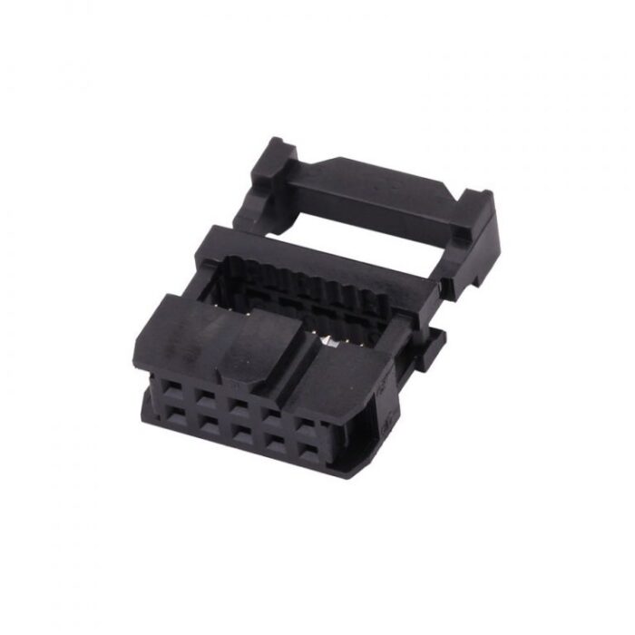 2.54mm DC3 10 Pin Straight Female IDC Socket - Image 3