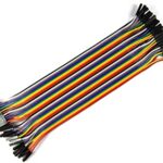 10CM Female to Female Breadboard Jumper Dupont 2.54MM 1P-1P Cable 40 Pcs