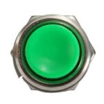 Momentary Push Button Switch OFF-ON Horn Green Plastic 3A 125V  - Image 3