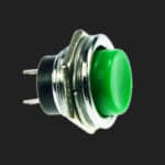 Momentary Push Button Switch OFF-ON Horn Green Plastic 3A 125V  - Image 4