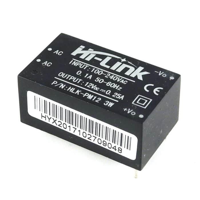 Hi Link HLK PM12 12V-3W Switch Power Supply Module - Image 1