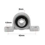 8mm Bore Inner Ball Mounted Pillow Block Insert Bearing KP08 - Image 3