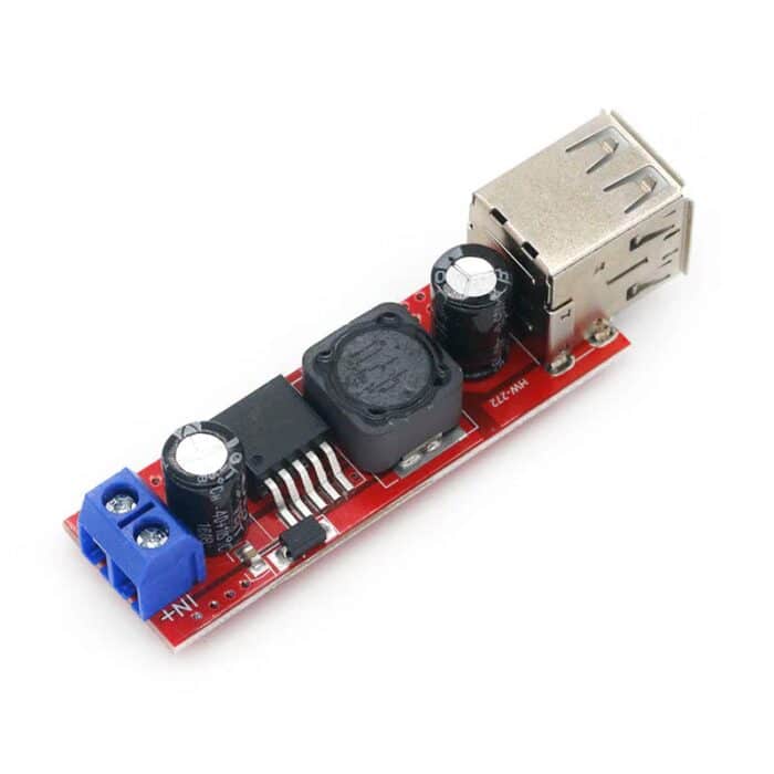 Dual USB Output 9V 12V 24V 36V Car Charger Switch 5V DC-DC Power Supply Module 3A Buck Regulator - Image 2