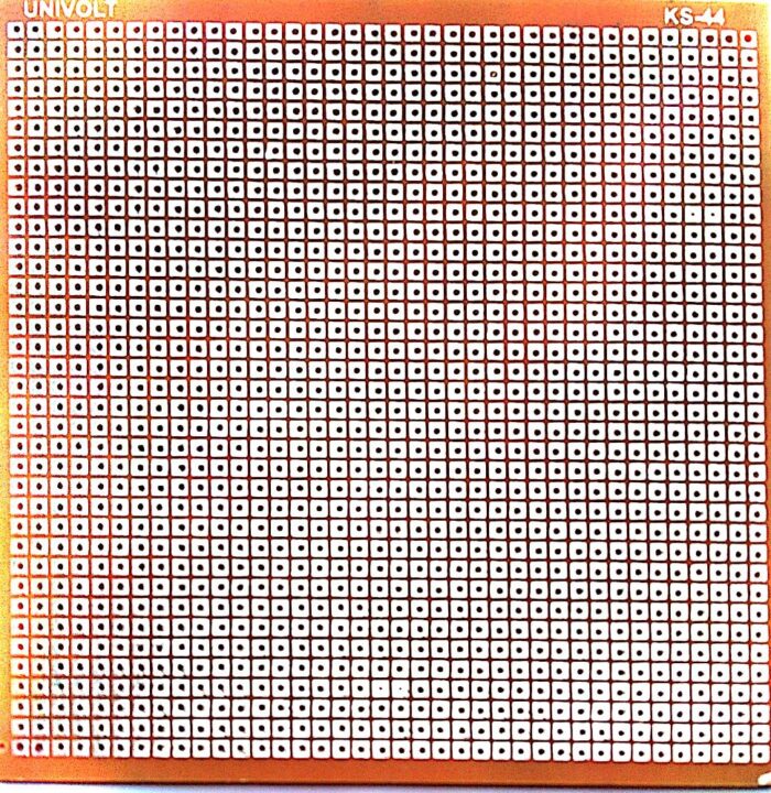 Dotted PCB 4"x4" Solder Tinning - Image 1