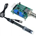 Combo PH Electrode Probe  PH Value Detection Sensor Module Arduino Compatible
