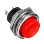 Momentary Push Button On Switch OFF-ON Horn Red Plastic 3A 125V - Image 4