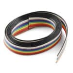 Multicolor Ribbon Cable 10 Core DuPont Rainbow Wire 1 Meter