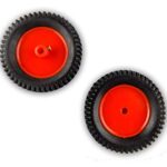 DC geared Motor 7.5×1.5 cm Tyre ( Pack of 2 Pcs ) 6MM