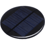 5V .5W Round Style Polycrystalline Solar Panel Epoxy Board 