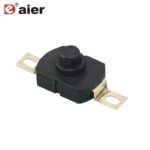Mini 1A 30VDC 2pin Flashlight on off Switch Push Button 