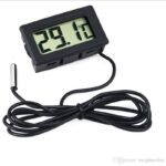 Mini LCD digital thermometer sensor wired for Room temperaure - Image 2