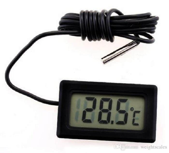 Mini LCD digital thermometer sensor wired for Room temperaure - Image 3