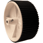 ROBOT WHEEL 10cm * 4cm WIDTH  (White)