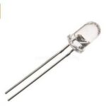White LED 5mm Pack Of 5 (Light Emitting Diod)