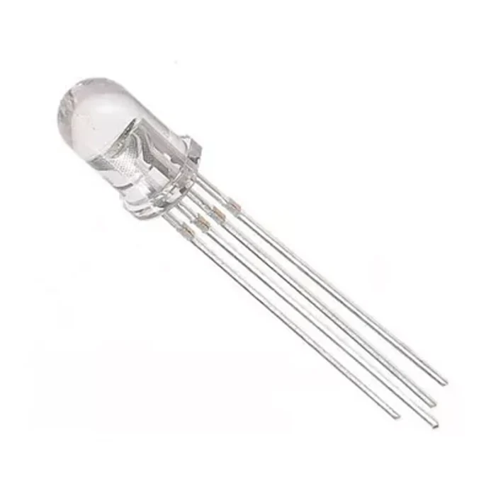 LED RGB 5mm 4 Pins CA/CC (Pack of 5) - Image 1