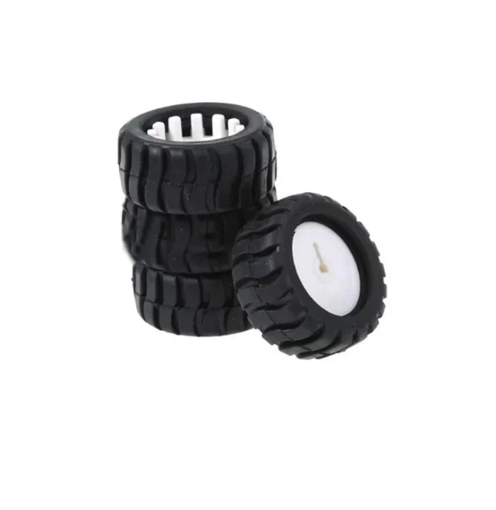 3PI miniQ Car wheel Tyre 44mm / N20 DC Gear Motor Wheel - Image 4