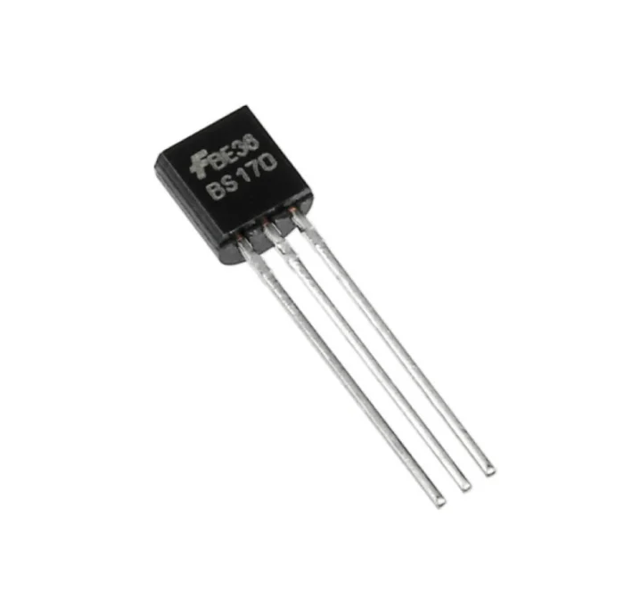 BS170 MOSFET - 60V 500mA N-Channel Small Signal MOSFET TO-92 Package - Image 1