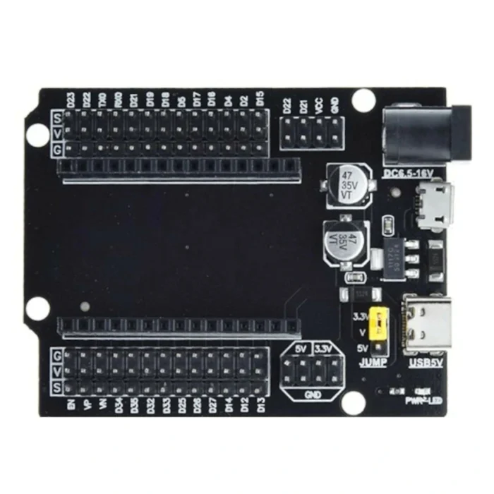 30Pin ESP32 Expansion Board with Type-C USB and Micro USB Dual Interface for ESP32 ESP-32 ESP-32S Development Board - Image 1