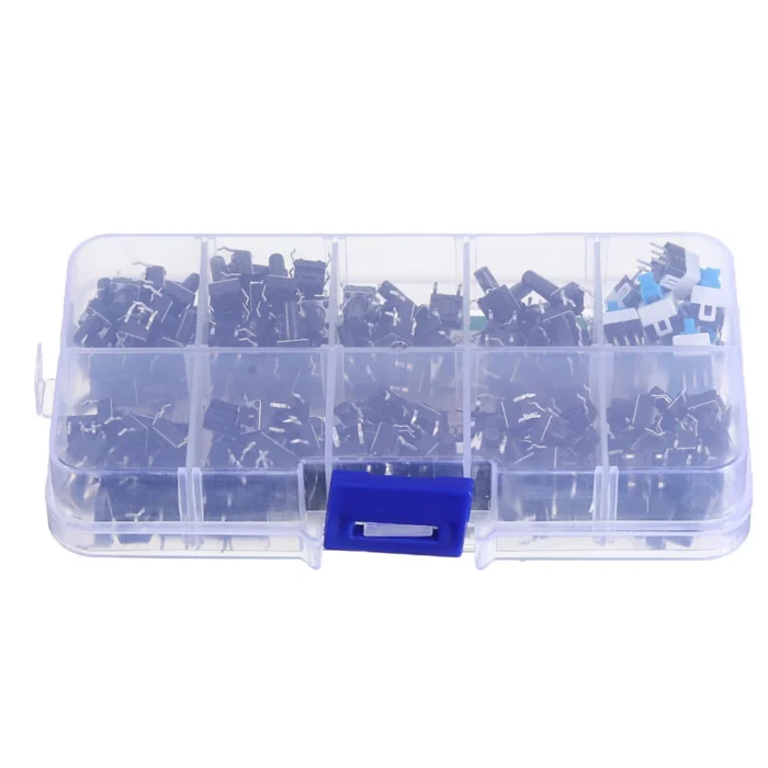 180Pcs. Micro Tactile Push Button Switch Kit (10 Shaft Size) - Image 5