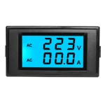 D69-2042 with CT Dual Display Voltmeter Ammeter Car motorcycle AC80-300V 0-50A