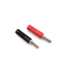 Banana Plugs Terminal Connectors Male RED and BLACK Pair 4mm