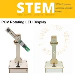 DIY Wooden Rotating LED Display STEM Kit - Image 4