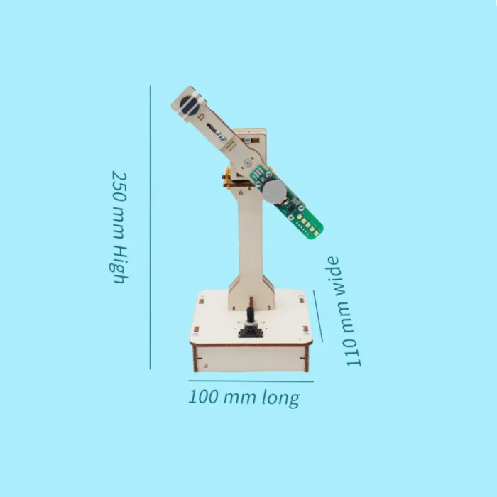DIY Wooden Rotating LED Display STEM Kit - Image 2