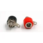 4mm Banana Socket Jack For Banana Plug Terminal Connector – Red & Black Pair - Image 3