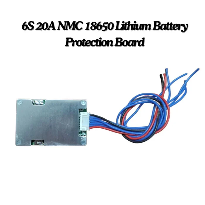 22.2V BMS 6S 20A NMC 18650 Lithium Battery Protection Board - Image 1