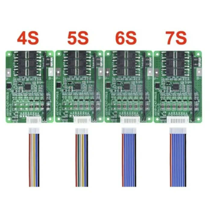 22.2V BMS 6S 20A NMC 18650 Lithium Battery Protection Board - Image 2